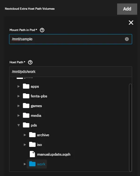nextcloud truenas setup 10