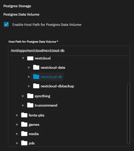 nextcloud truenas setup 8