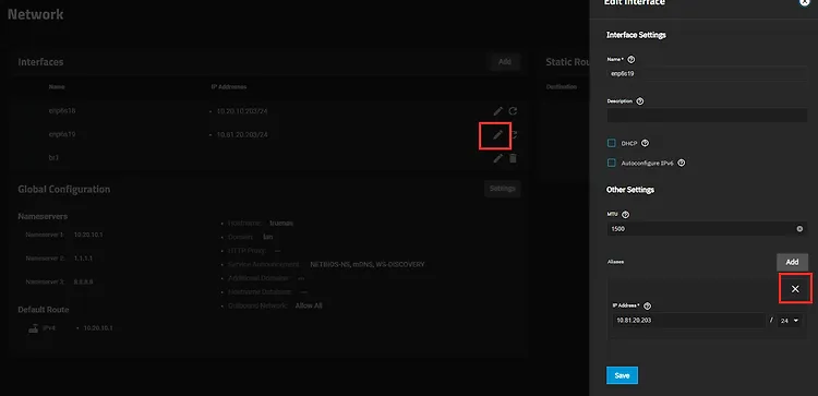truenas network bridge setup 1
