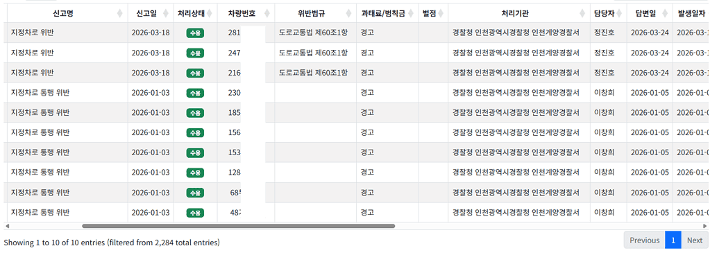 검색 결과 예시