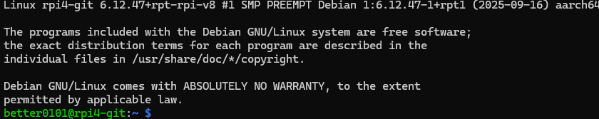 안전신문고 시스템을 라즈베리파이에 설치하는 과정 사진.